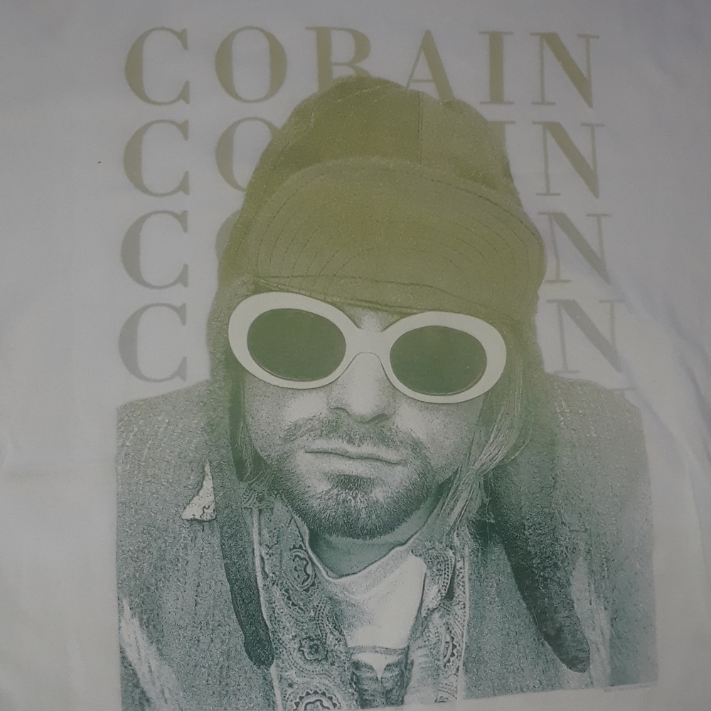 Kurt Cobain Clout Goggles Band Tour Tshirt Sz M